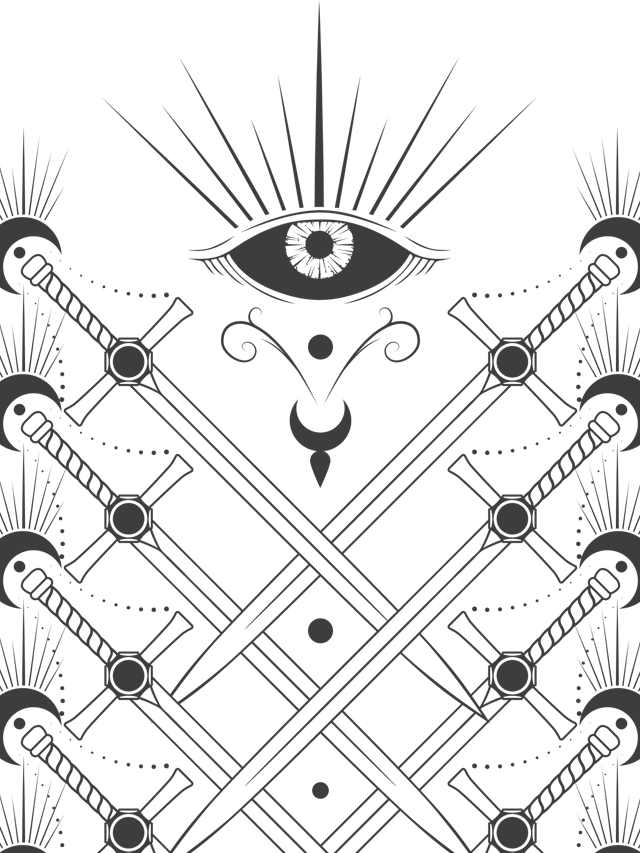 Ten of Swords Tarot Card Cover